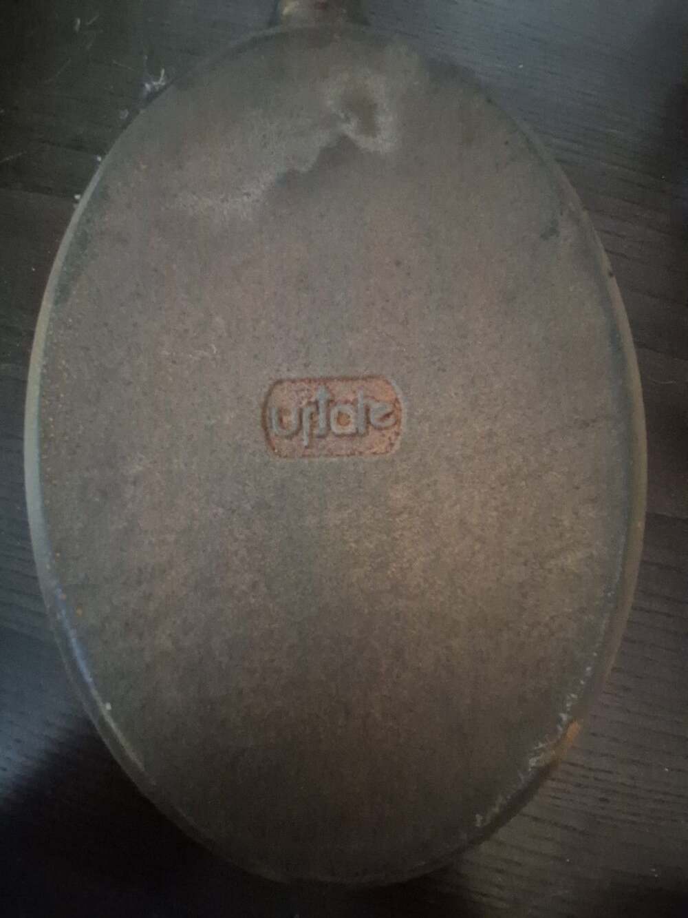 Vintage Update Cast Iron Oval Griddle Fajita Skillet Pan